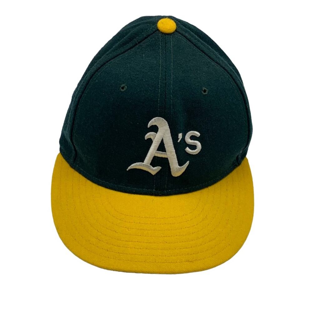 Oakland A’s Vintage Wool New Era Fitted Baseball Hat 
Size 7